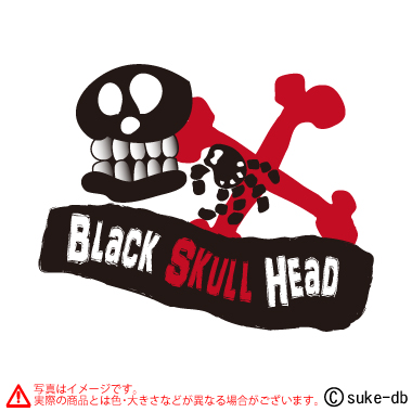 Black Skull Head
